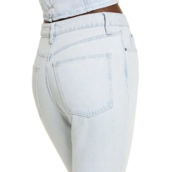 NWT WeWoreWhat The Icon High Waisted Light Wash Bootcut Jean - Picture 4 of 11